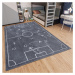 Hanse Home Collection koberce Dětský koberec Adventures 105949 Darkgrey - 160x235 cm