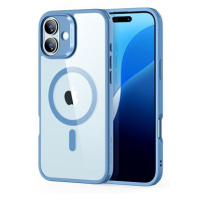 ESR Classic Hybrid Case (HaloLock), Compatible with iPhone 16 Plus, Clear Blue