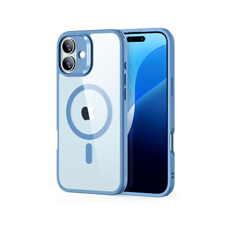 ESR Classic Hybrid Case (HaloLock), Compatible with iPhone 16 Plus, Clear Blue