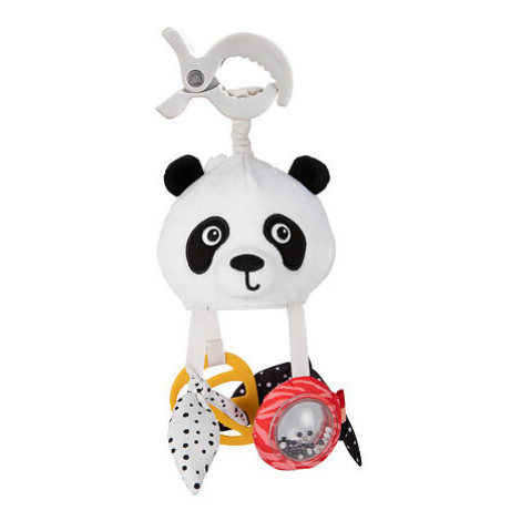 Canpol babies Senzorická závěsná cestovní hračka Panda s klipem BabiesBoo