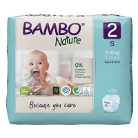 BAMBO Nature 2 Dětské plenky 3-6 kg 30 ks