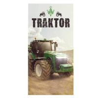 Jerry Fabrics Traktor Green 70×140 cm