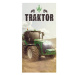 Jerry Fabrics Traktor Green 70×140 cm