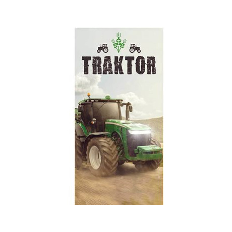 Jerry Fabrics Traktor Green 70×140 cm