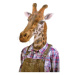 Nažehlovací nálepka žirafa - 21 x 30 cm Aladine