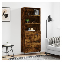 vidaXL Skříň highboard kouřový dub 69,5 x 34 x 180 cm kompozitní dřevo