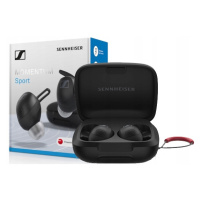 Sennheiser Momentum Sport Black Polar Hybrid Anc aptX 110dB IP55 3xmic