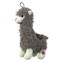 Hračka Dog Fantasy Stuffed Toy lama pískací mix barev 26cm