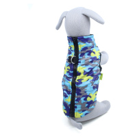 Vsepropejska Knox obleček pro psa na zip Barva: Modrá, Délka zad (cm): 33, Obvod hrudníku: 41 - 
