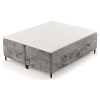 Tmavě šedá boxspring postel s úložným prostorem 160x200 cm Araya – Maison de Rêve