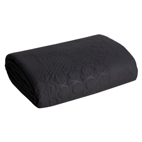 Přehoz na sedačku - pohovku - postel BONITA černá 200x220 cm Mybesthome