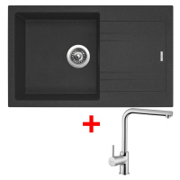 Sinks LINEA 780 Granblack + Elka LINEA 780 Granblack + Elka