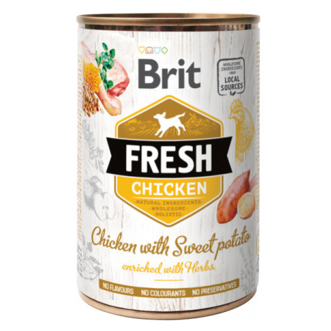 Konzerva Brit Fresh Chicken with Sweet Potato 400g