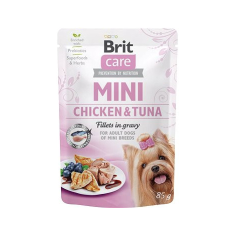 Brit Care Mini Chicken & Tuna Fillets in Gravy 6 × 85 g