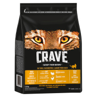 Crave Adult Cat s kuřetem & krocanem - 2,8 kg