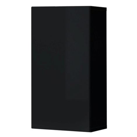 Závěsná skříňka MATCH SW4 černá/černá vysoký lesk