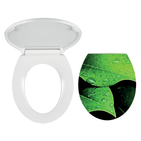 Wc prkénko Novaservis duroplast bílá/zelená WC/SOFTNATURE