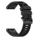 FIXED Silicone Strap řemínek pro Garmin QuickFit (22mm) černý