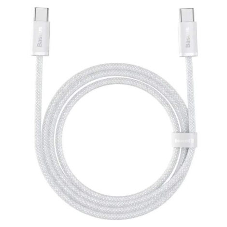 Odolný kabel nylonem opletený USB-C / USB-C výkon až 100W Baseus Dynamic Series 2m Bílý