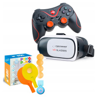 dárek Pod Stromeček Brýle Vr Brýle 3D 360 Stupňů+gamepad+hra Ping Pong