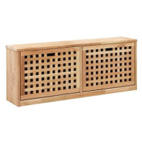Botníková lavice 94 × 20 × 38 cm masivní ořechové dřevo