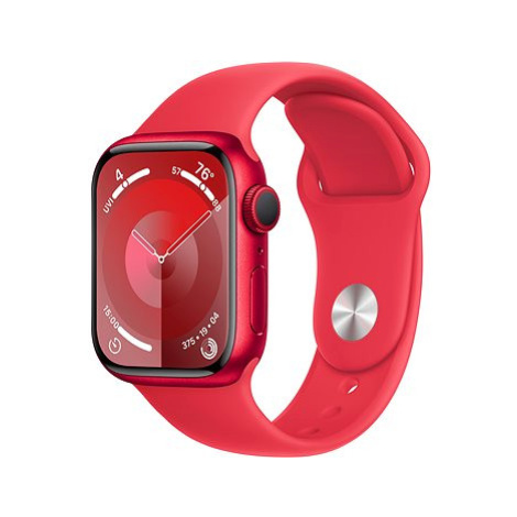 Apple Watch Series 9 41mm Cellular PRODUCT(RED) Červený hliník s červeným sportovním řemínkem - 
