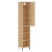 vidaXL Skříň highboard dub sonoma 34,5 x 34 x 180 cm kompozitní dřevo