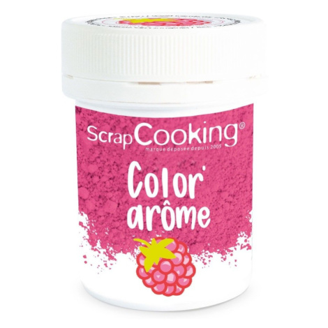 Scrapcooking Color & Flavour - barvivo + aroma - růžová / MALINA - 10g