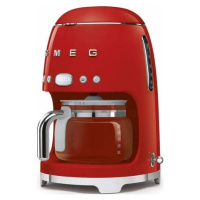 Červený kávovar na filtrovanou kávu SMEG 50's Retro