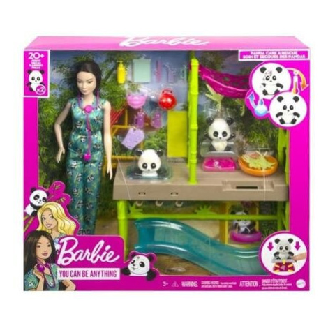 Barbie záchrana pandy - herní set Mattel