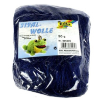 Sisalové vlákno 50 g - barva modrá