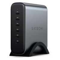 Satechi 200W USB-C 6-PORT Gan Charger Grey