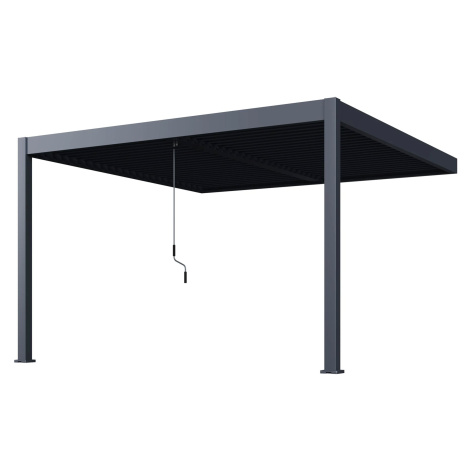 RojaPlast Bioklimatická pergola Intro Duo 4 × 4 m, hliník - do stěny