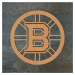 Dřevěné logo hokejového týmu - Boston Bruins