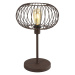 KL108018 - Stolní lampa WIRE 1xE27/15W/230V hnědá