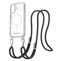 AlzaGuard Luxe Detach Lanyard Case Compatible with MagSafe for iPhone 16 černý