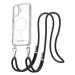 AlzaGuard Luxe Detach Lanyard Case Compatible with MagSafe for iPhone 16 černý