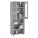 vidaXL Skříň highboard šedá sonoma 69,5 x 34 x 180 cm kompozitní dřevo