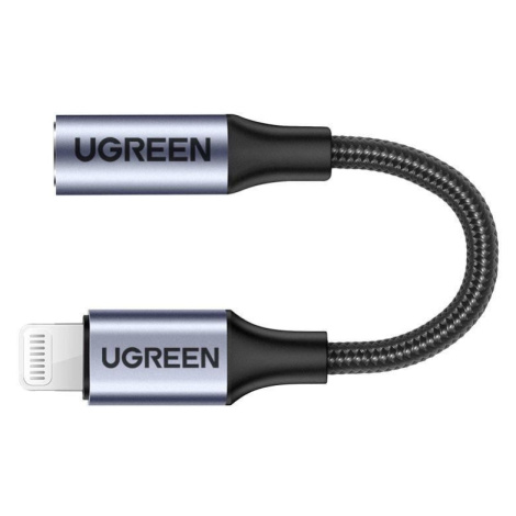 Ugreen US211 Audio adaptér Lightning na 3,5mm mini jack (černý)