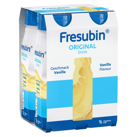 Fresubin original perorální roztok S vanilkovou příchutí 4 x 200 ml