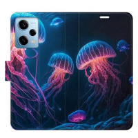 iSaprio flip pouzdro Jellyfish pro Xiaomi Redmi Note 12 Pro 5G / Poco X5 Pro 5G