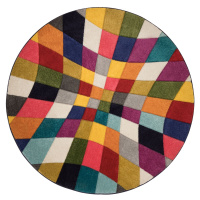 Flair Rugs koberce Kusový koberec Spectrum Rhumba Multi kruh - 160x160 (průměr) kruh cm