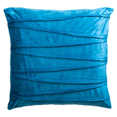 Modrý dekorativní polštář JAHU collections Ella, 45 x 45 cm