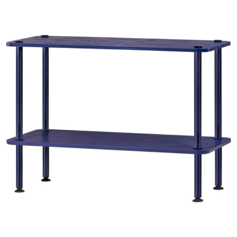 Modrý regál v dekoru dubu 80x54,5x35 cm Teidi – noo.ma
