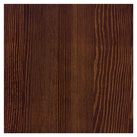 Čtvercový jídelní stůl GALWEY, 60x75x60 cm, masiv borovice/moření ořech Drewmax