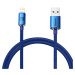 Kabel Baseus Crystal cable USB to Lightning, 2.4A, 1.2m (blue)