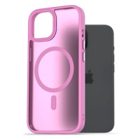 AlzaGuard Matte Case Compatible with Magsafe pro iPhone 15 levandulově růžový