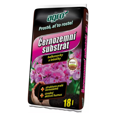 Agro černozemní substrát pro balkonové rostliny18 l Agro CS