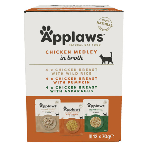 Applaws Cat Multipack Kuřecí kapsička 12x70 g