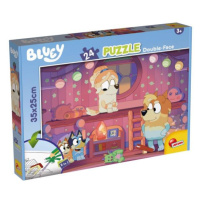 Oboustranné podlahové puzzle M-Plus 24 dílků Bluey Story Time 99542 LISCIANI